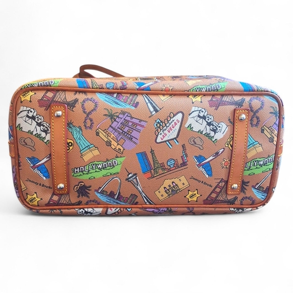 Dooney & Bourke It Collection Americana Landmark Zip Top Tote - Picture 5 of 14